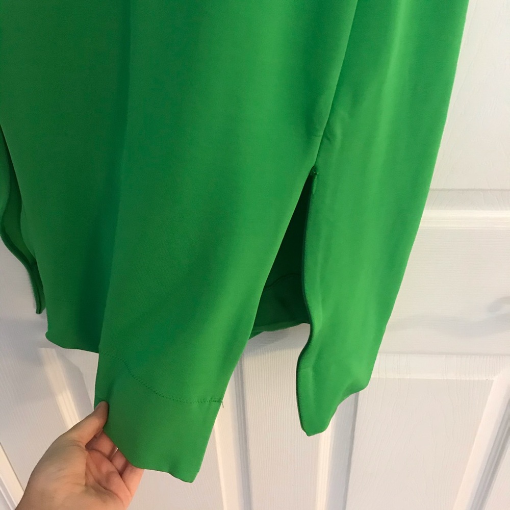 Diane Von Furstenberg Green Cap Sleeve Dress - Picture 7 of 10